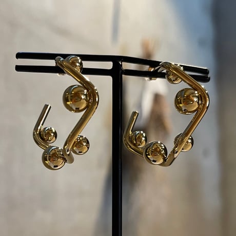 2507PR0795 / Ball hoop pierce（Gold）