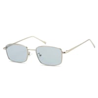 【 Select 】 IM26SG0190 / Slim Wire Square Sunglasses(Silver/Lt.Grey)
