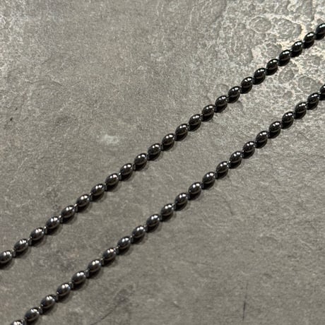 2505NC0339 / Oval bees necklace（Silver）