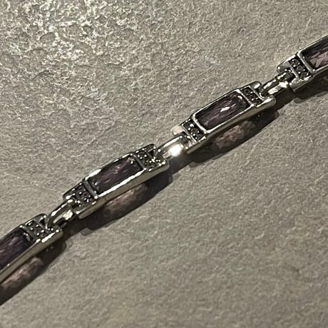 2510BR0104 / Square stone Bracelet（Silver）