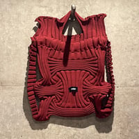 2610BG053(S)  / Shirring knit 2way Bag (Burgundy)