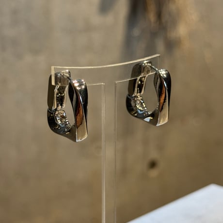 2508PR0799/  square hoop pierce（Silver）