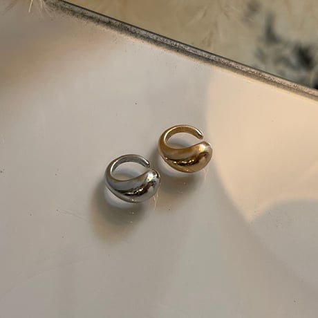 2403EC005 / Metal drop Ear Cuff（Silver）