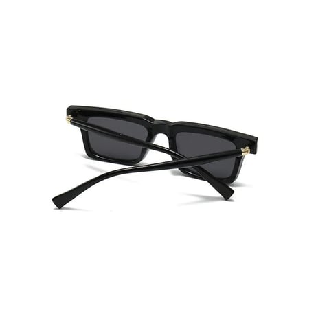 【 Select 】Vintage Square Gradient High Quality Sunglasses (Black/Navy)