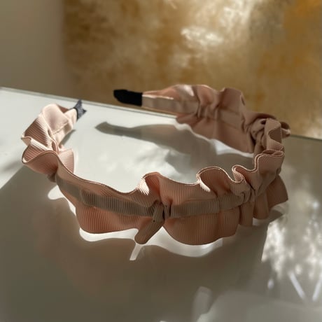 2401HA0046 / Gather headband（Beige）