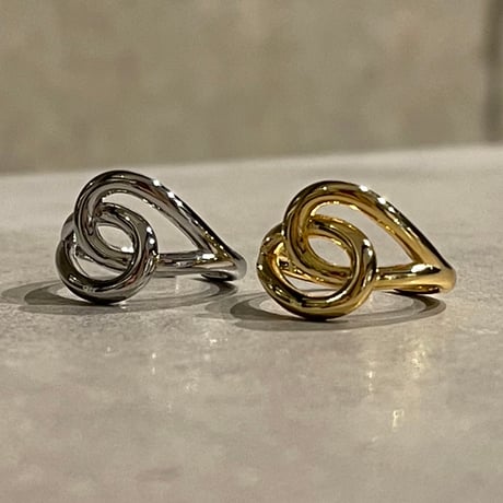 2411RG0544 / Double twist ring（Silver）