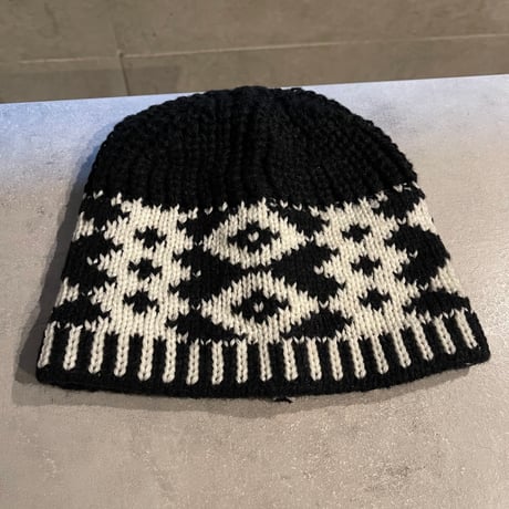 2602HW059(S) /  Knit Hat（Black）