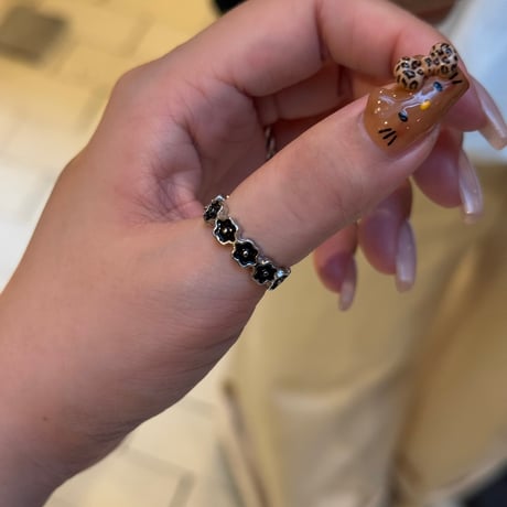 2507RG0669 /  Daisy Stone ring（Silver）