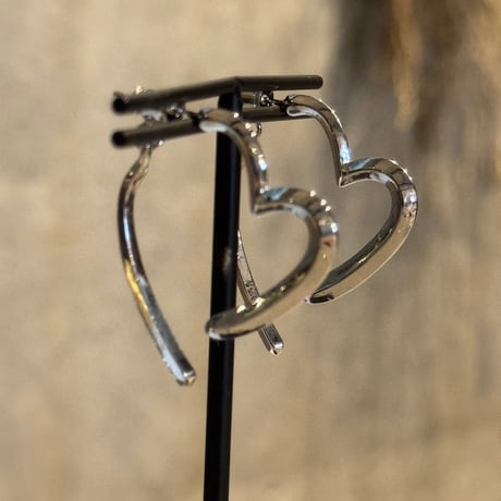 2504PR0776 /  Heart hoop Pierce（Silver)