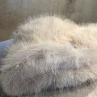 2409HW0050(S)/ Volume Fur Hat（Ivory）