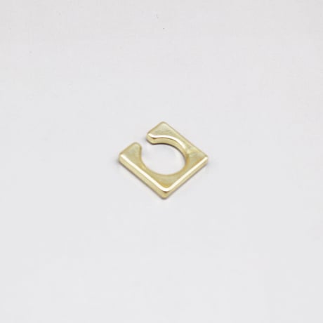 Geometric Square Simple design Earcuff （Gold） / EC084