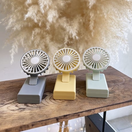 23SSGS005 / 3way clip handy fan（Gray）