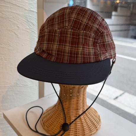 2504HW0087(S) / 2Way cotton check cap（RedCK）
