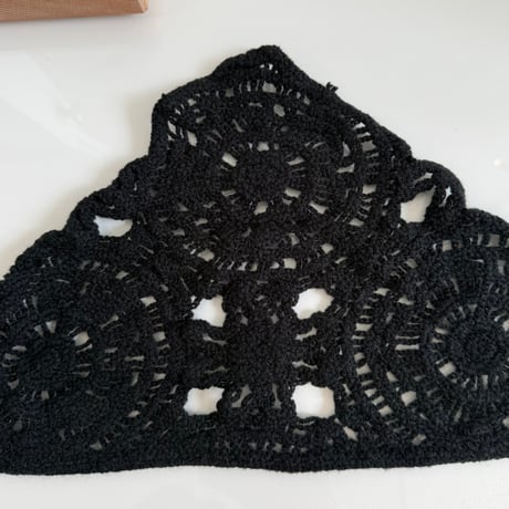 2505GS039(S)#B / Knit Babushka（Black）