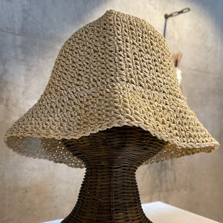 2505HW0092(S)/ Cotton bucket hat（Beige）