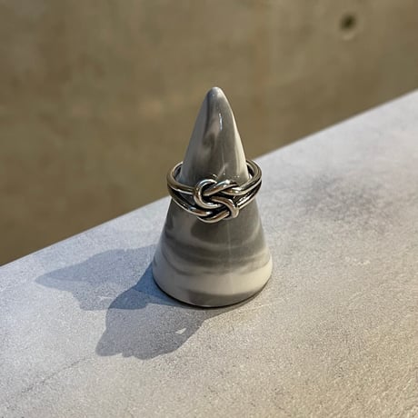 2311RG0323 / Antique double knot twist ring（Silver）