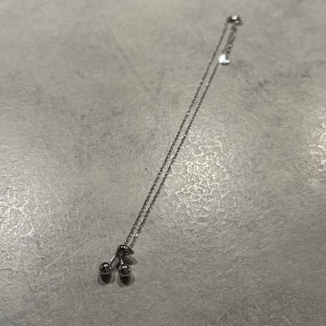 2511NC0372 / Point Cherry Necklace（Silver）
