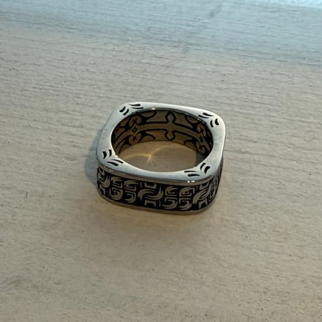 2605RG0785 / Vintage square ring（Silver）