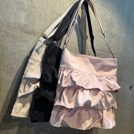 2507BG032(S) / Frill tote bag（Black）