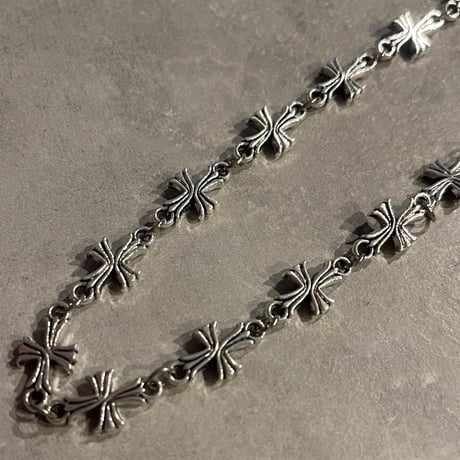 2510NC0363 /  Cross chain Necklace（Silver）