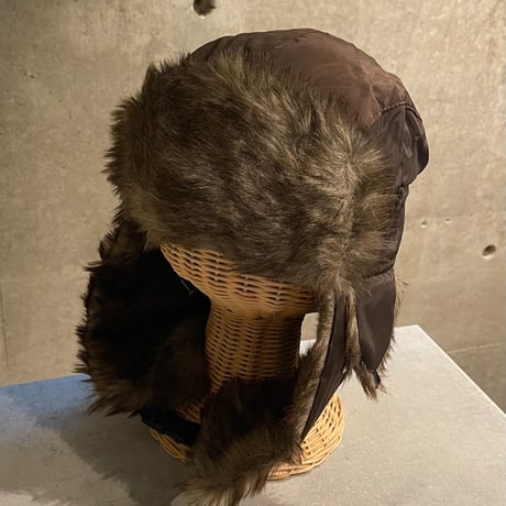2510KC130103(S) / 2way flight fur cap（Brown）