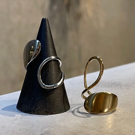 2504RG0612 / Asymmetry curve design ring（Silver）