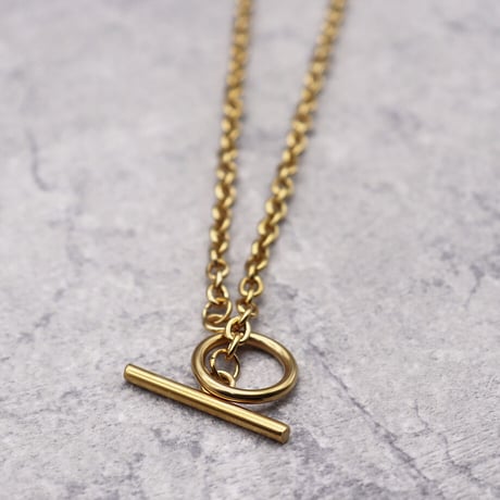 Metal Chain Metal Necklace（Gold）/ NC-025