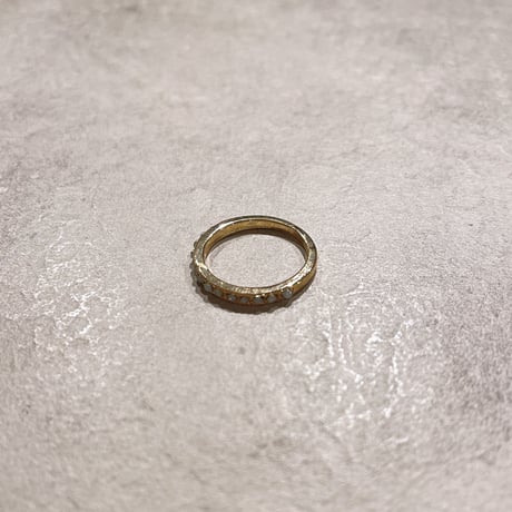 Minimum stone line ring（Gold） / 2211-RG0261