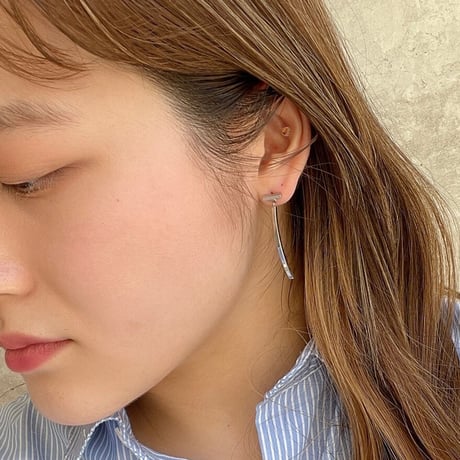 Curve bar Pierce（Silver） /  2205_PR0476
