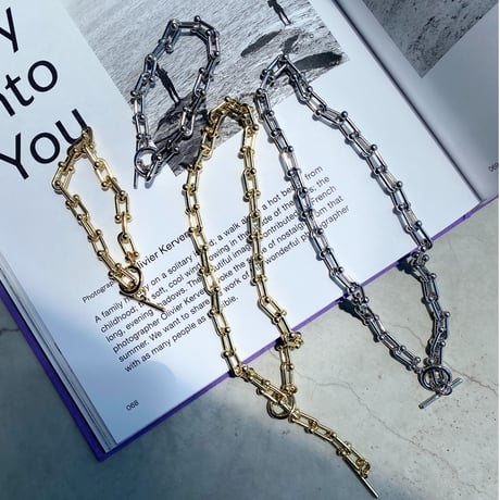 Mantel U Type Chaine Bracelet（Gold）/ 2108_BR086