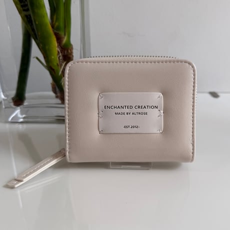 2605GS071(S)/ Text Tag Wallet（Ivory）