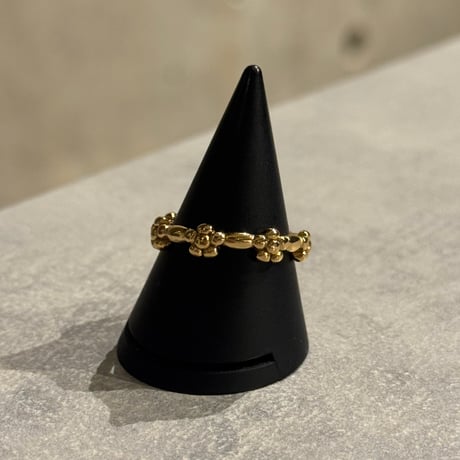 2511RG0699 / Mini Flower round ring（Gold）