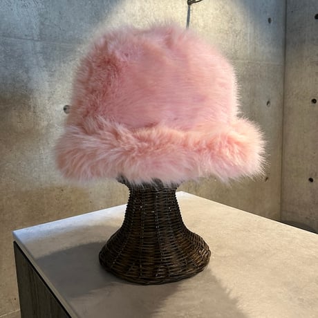 2409HW0050 (S)/ Volume fur hat #2（Pink）