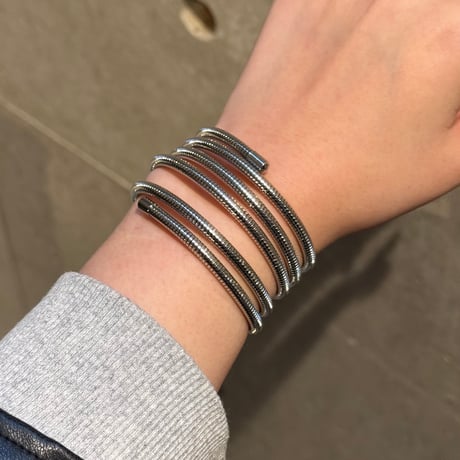 2503BR0070 / Twister design Bracelet（Silver）