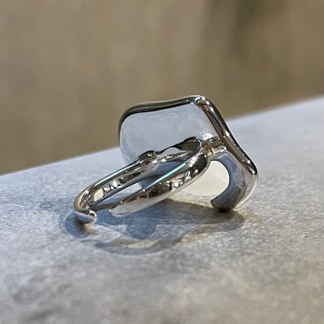 2506RG0649 /Craft  stone design ring（Silver）