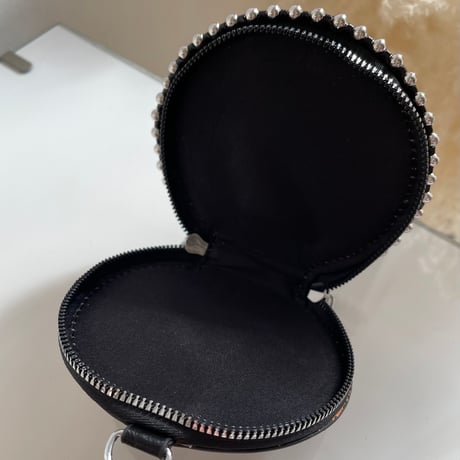 23AWBG008(S)/ Ball chain mini shoulder Bag （Black）