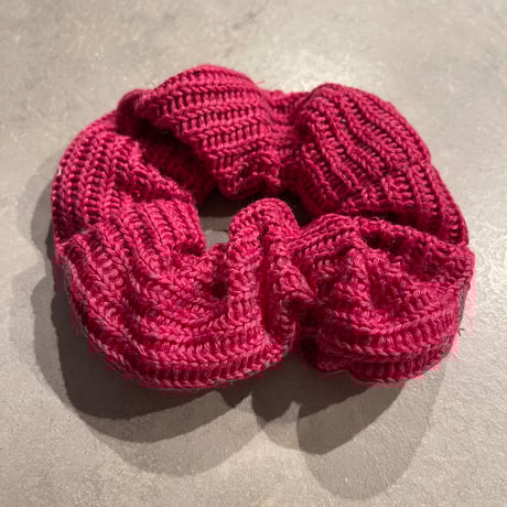 2504HA0065 / Color knit Hair rubber（Pink)