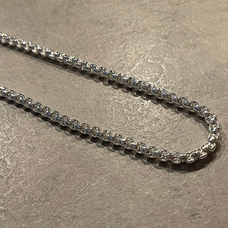 2506NC0341 / Square chain Necklace（Silver）