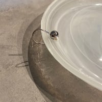 EC107/  Metal ball mini pearl Earcuff(Silver)