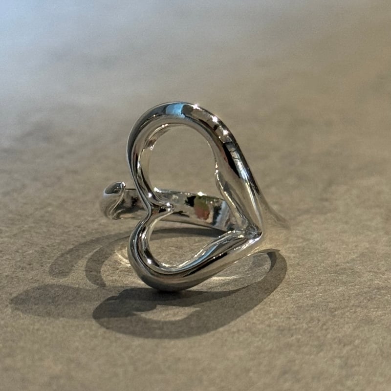 2506RG0663 / Heart line ring（Silver） | Calinou