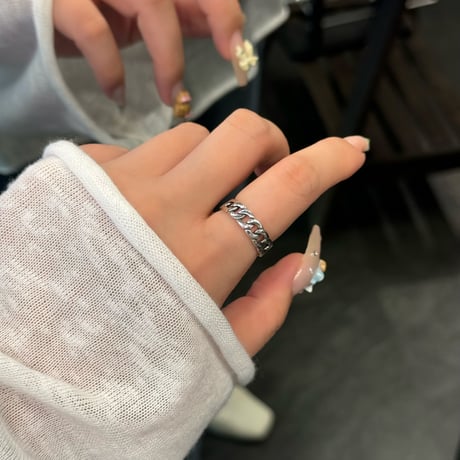 2406RG0488 / Normal chain design ring（Silver）