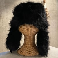 2510KC130104(S) / 2way volume flight fur cap（Black）