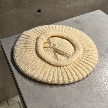 2509HW0103(S) / Knit béret（Ivory）
