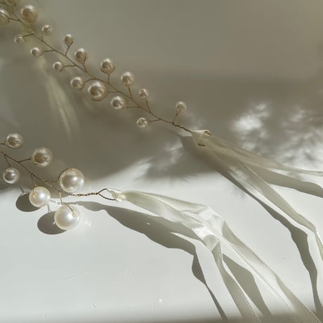 2402HA0067 / Various pearl Hair band