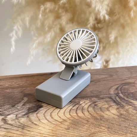 23SSGS005 / 3way clip handy fan（Gray）