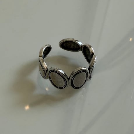 2604RG0755 / Oval connect ring（Silver）