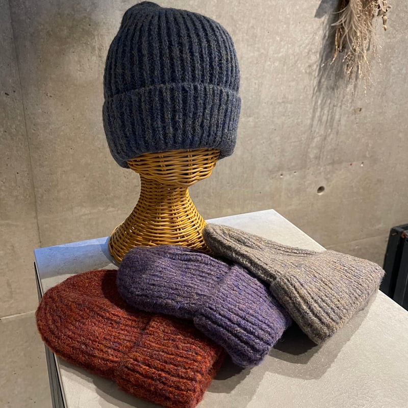 フォルナセッティークッションカバー24番　ブルー系ニット帽子　両面プリント WTURN WASH5(ONESIZE BLUE): ニットキャップ｜帽子通販｜CA4LA