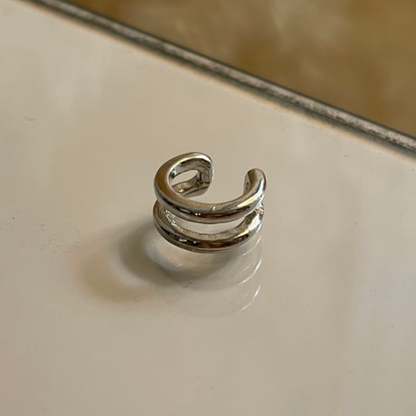 2403EC007 / Mini double line Ear Cuff（Silver）