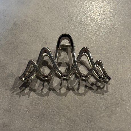 2601HA0081(S)/ Metal Wave Hair Clip （Silver)