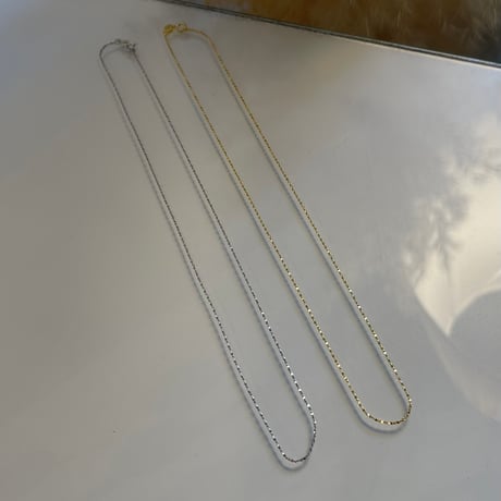 2405NC0249 / Twist chain necklace / Silver925（Silver）